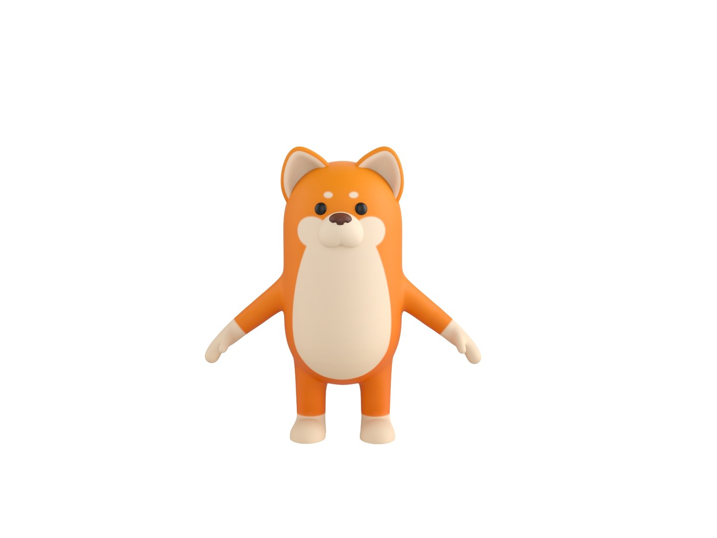 3D Rigged Shiba Dog Character - TurboSquid 2021152
