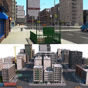 city block 2 3D model