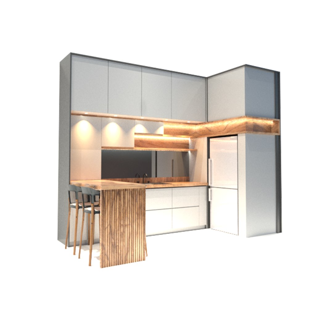 Modern Kitchen Pantry 3D Model - TurboSquid 1768704