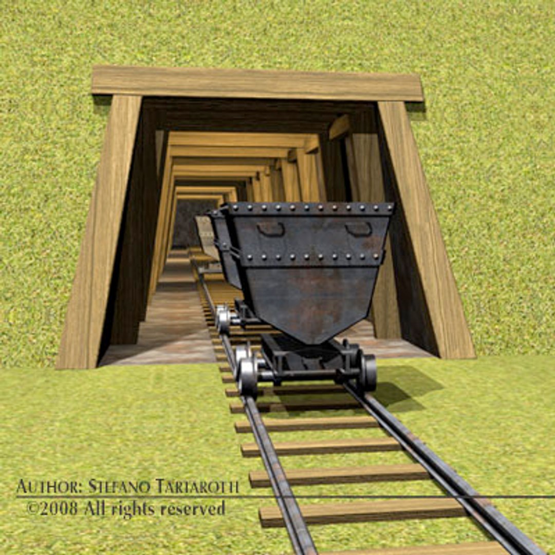 Cave Carts 3d Model