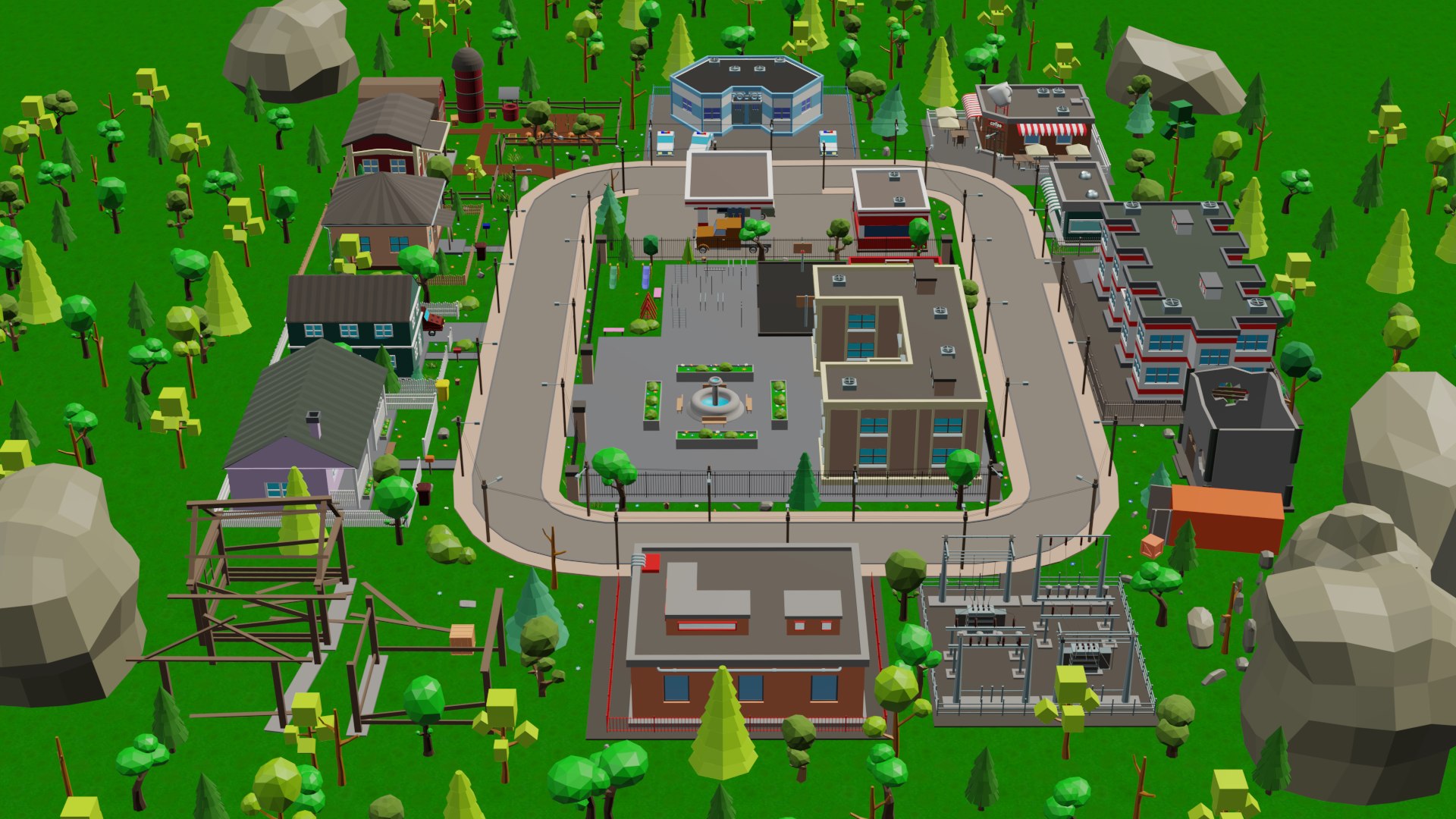3D cartoon city buildings https://p.turbosquid.com/ts-thumb/U5/sEV7Qc/5ALE0rEL/side1/png/1587406211/1920x1080/fit_q87/f7f77c8abb9a9db09e71bd5a81ea5dc4adcb611a/side1.jpg
