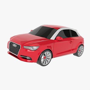 Audi A1 first generation 3D