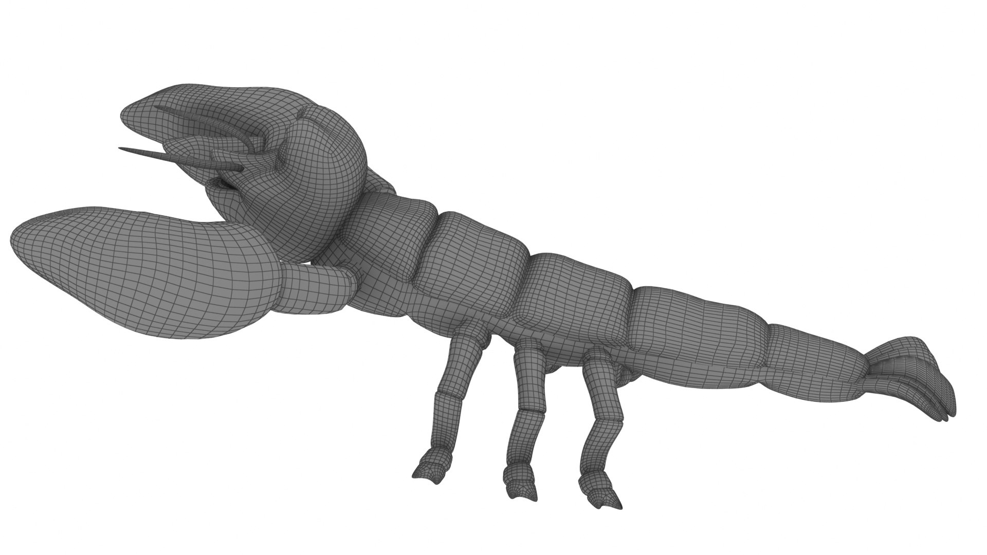 Cartoon Lobster 3D Model TurboSquid 2097349