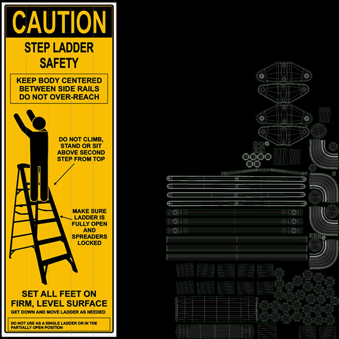 Stepladder Rigged model https://p.turbosquid.com/ts-thumb/U6/1CXgN0/Q4/stepladder_rigged_21/jpg/1633188383/1920x1080/fit_q87/164a90d2b6d5b075b83b6802b00e8a7c6d9c3dae/stepladder_rigged_21.jpg