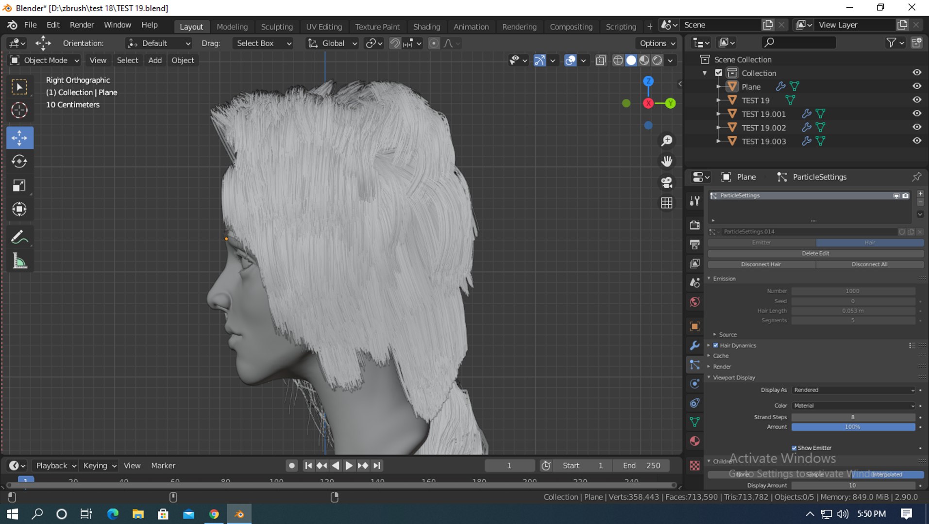 Cruella zbrush head 3D model - TurboSquid 1629603