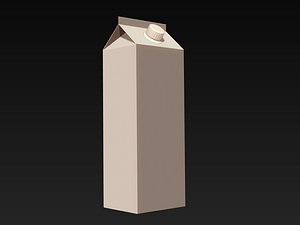 milk carton obj