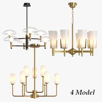 Hetel Fabricio Lux Meduza Antonia chandeliers