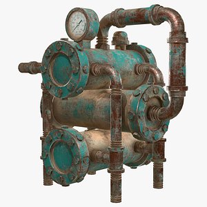 3D Old Water Pump