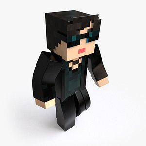 Trinity Minecraft - Mixamo Animatable - Vray-Arnold