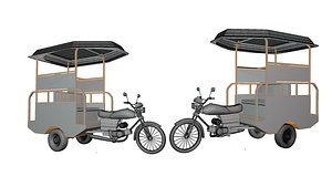 Chingchi Traditional Motorcycle Rickshaw