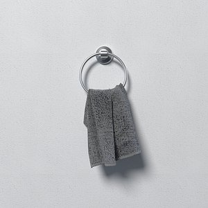 3d design interior hand towel model