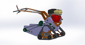 crop digger hand 3D model