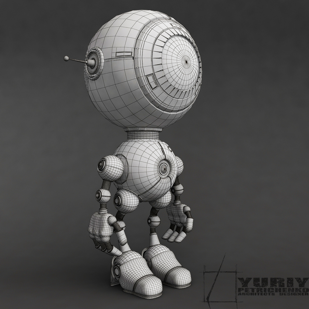 3ds max robot android