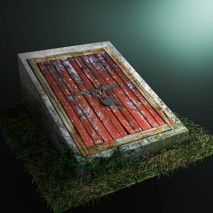 3d entrance basement model