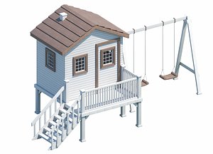 Wooden Playhouse 1