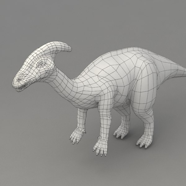 3d model of 13 dinosaur rigged pack