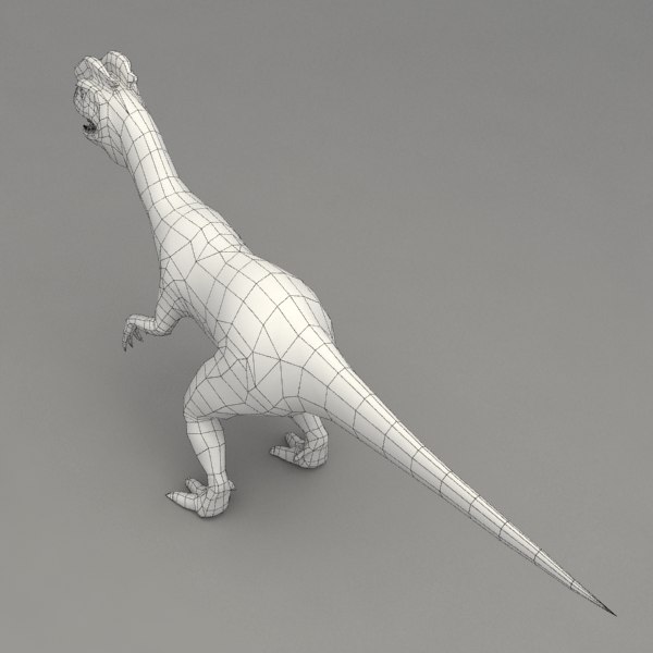 3d model of 13 dinosaur rigged pack