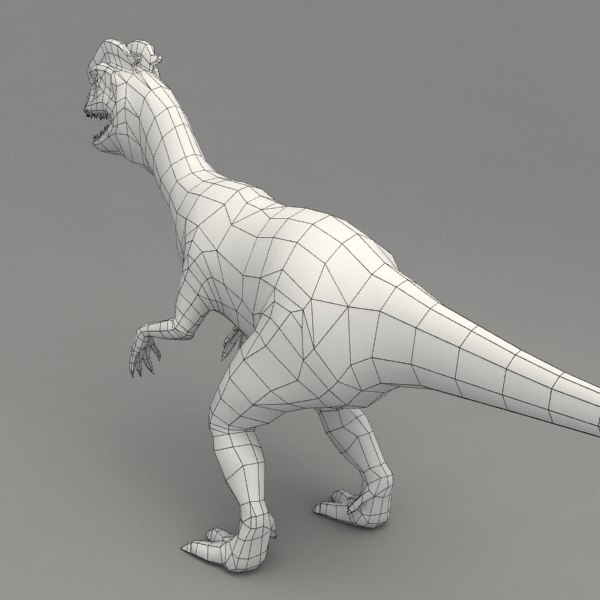 3d model of 13 dinosaur rigged pack