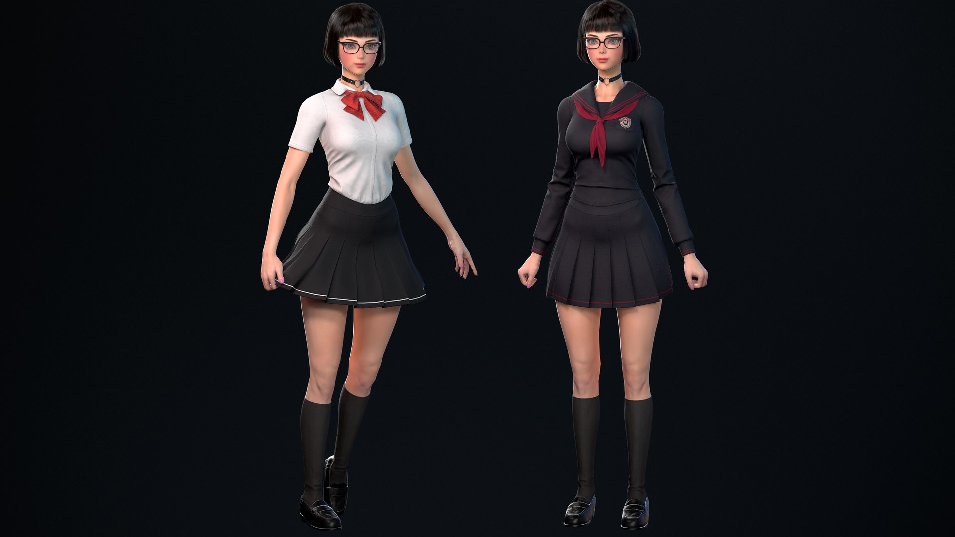 Millie SchoolGirl - Game Ready 3D Character model https://p.turbosquid.com/ts-thumb/U6/XMpaP5/PI/6/png/1683723912/1920x1080/fit_q87/9316d825ee34e613541622fa035c94391a75c1ab/6.jpg