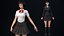 Millie SchoolGirl - Spielbereiter 3D-Charakter