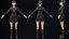 Millie SchoolGirl - Spielbereiter 3D-Charakter