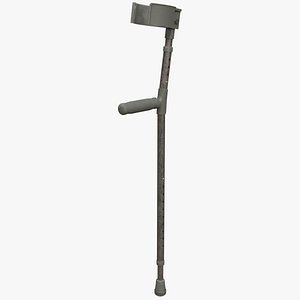 Crutches 1B 3D model