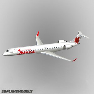 bombardier crj-705 air 3d model