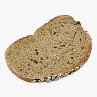 A Slice Of Oatmeal Bread