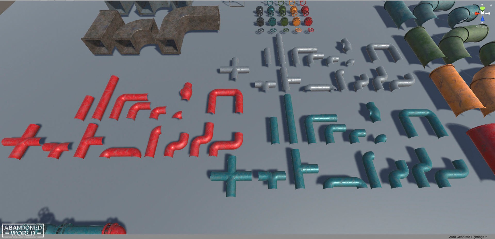 3D Modular Pipes Pack For UE4 And Unity - TurboSquid 1860151