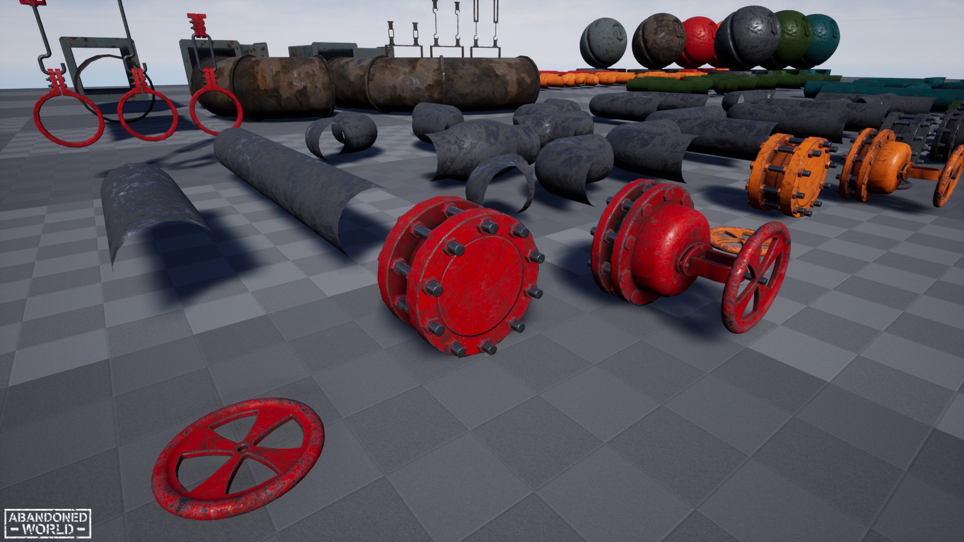 3D Modular Pipes Pack For UE4 And Unity - TurboSquid 1860151