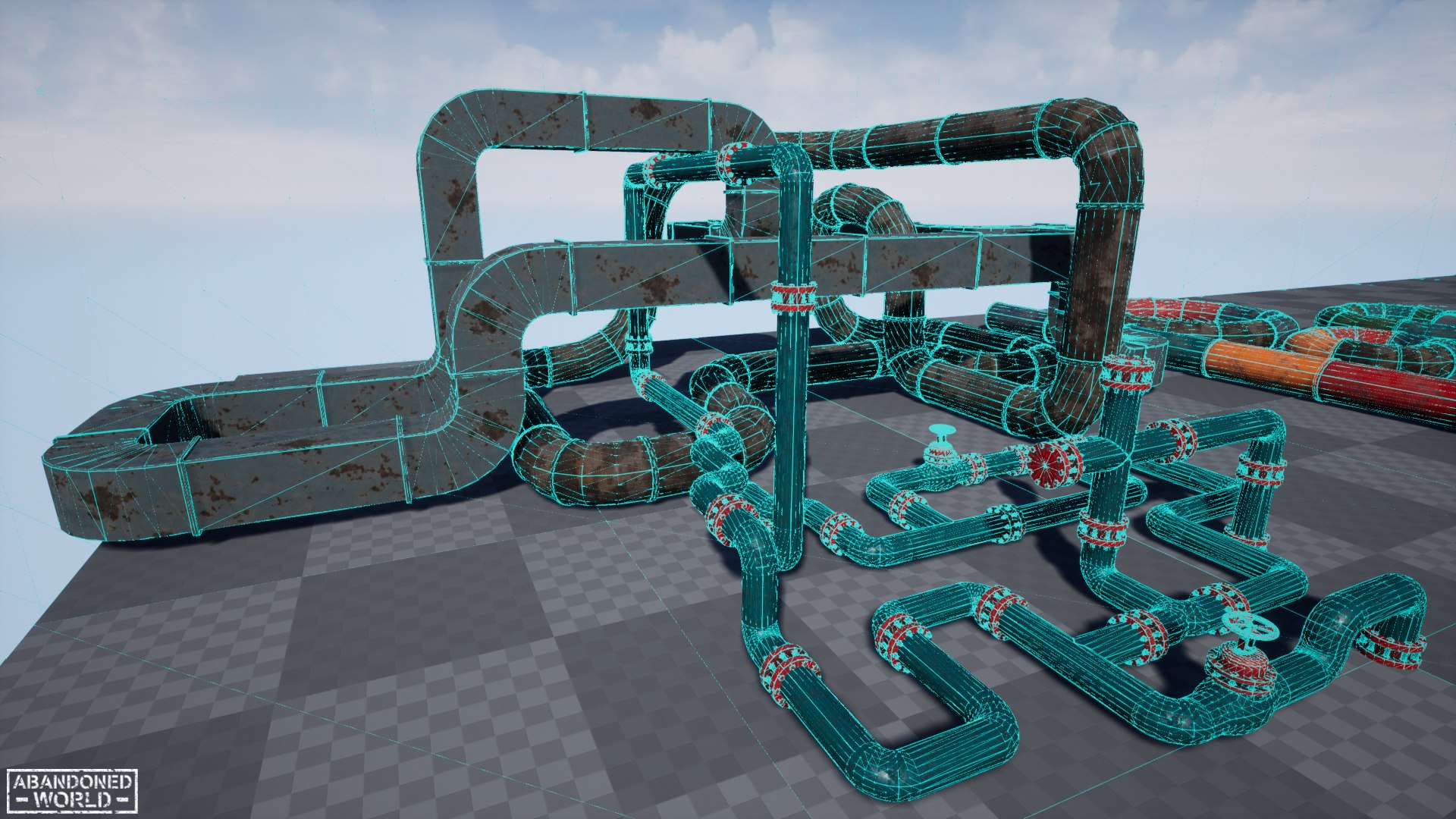3D Modular Pipes Pack For UE4 And Unity - TurboSquid 1860151