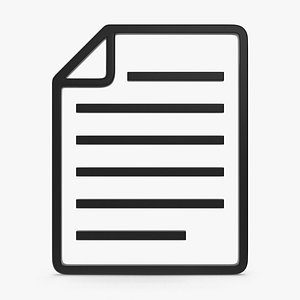 Page Icon V1 3D model
