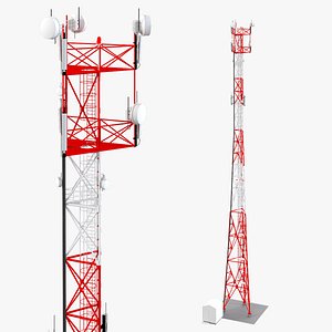 3d telecommunication tower
