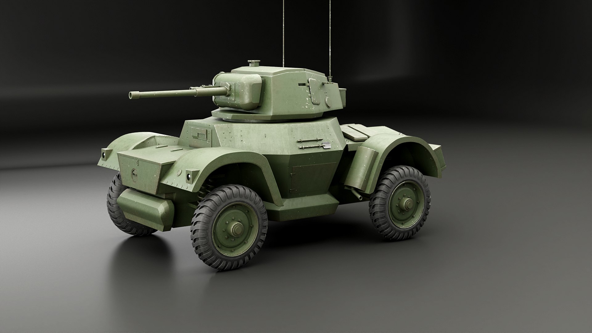 Daimler Armored Car MKI 3D Model 3D - TurboSquid 2182533