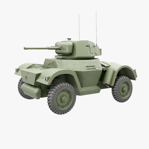 Daimler Armored Car MKI 3D model 3D