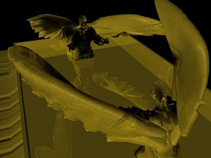 ark bible gold 3d model