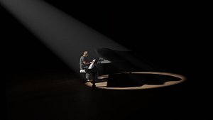 3D Piano Animation