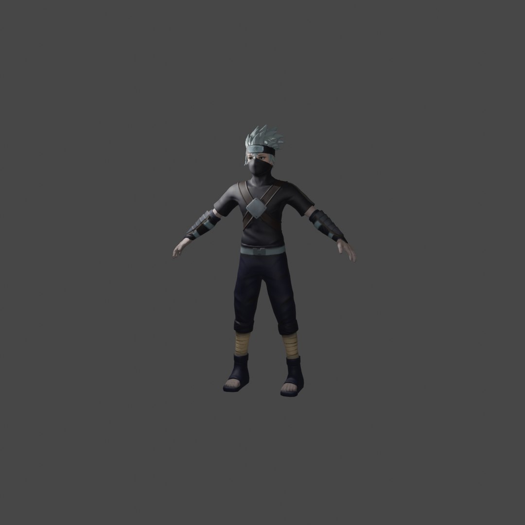 Kakashi 3D Model - TurboSquid 1924345