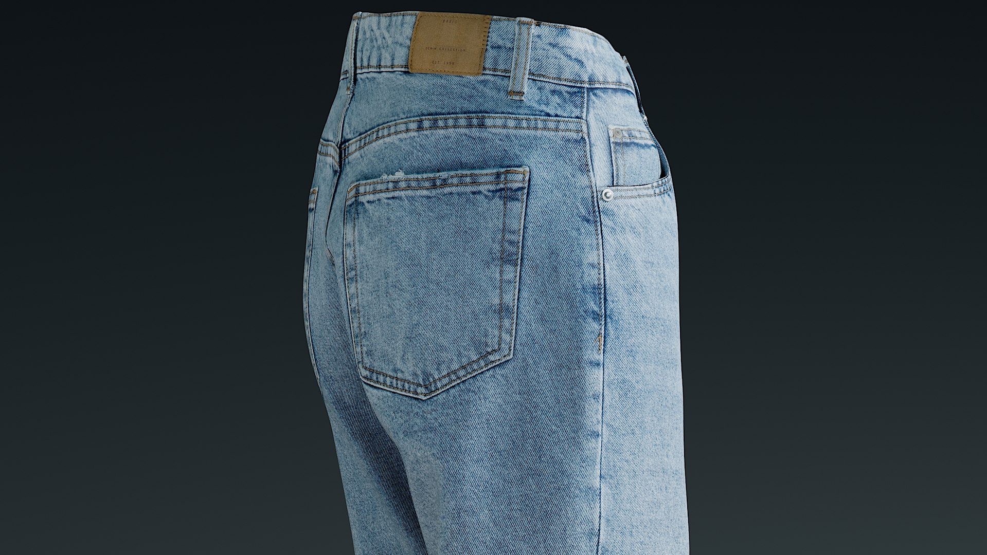 realistic women s jeans 3D model https://p.turbosquid.com/ts-thumb/U7/5WdZxw/TDJWeydH/_view180006/jpg/1584012591/1920x1080/fit_q87/b08c4f4b34efc35535c464b3c769679781d8f84b/_view180006.jpg
