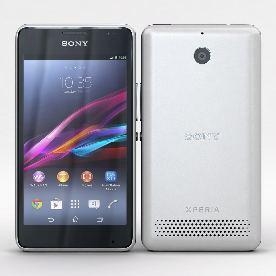 3d Sony Xperia E1 Dual Model