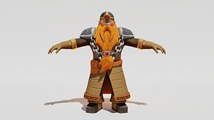 Stylized Dwarf Warrior