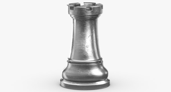 Tower Chess Game Piece - Torre Jogo de Xadrez 3D model