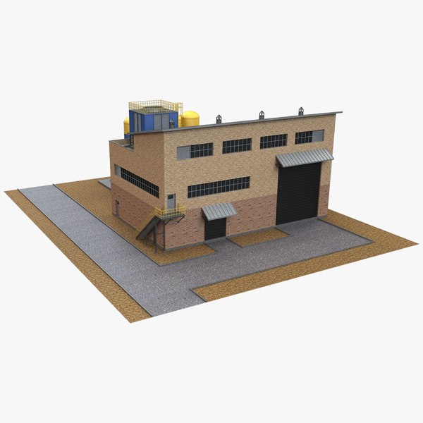 3D industrial building 18