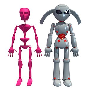 Rigged Robot