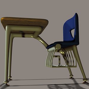 School Desk one piece