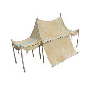 3D old tent model