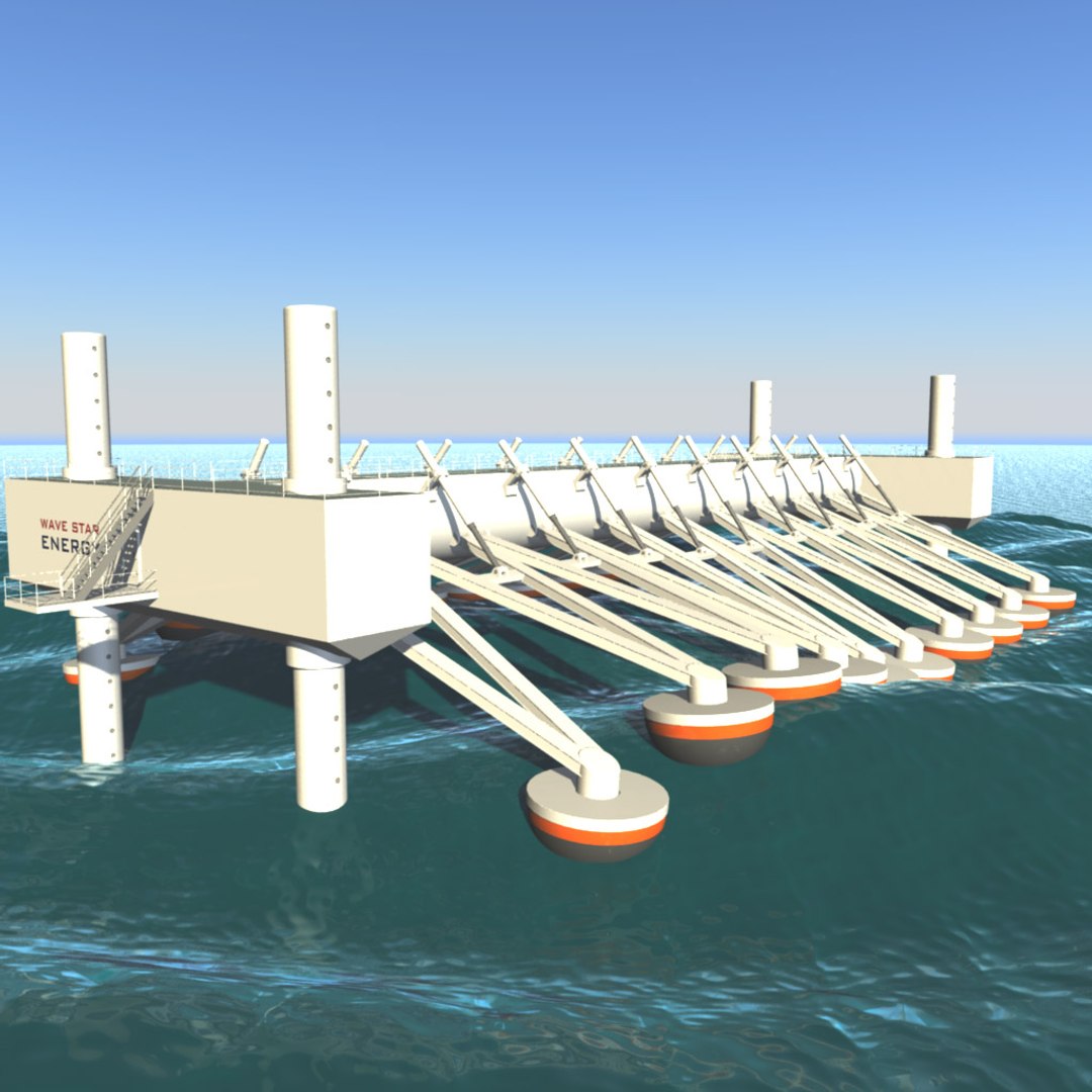 3d Model Wave Energy Machine