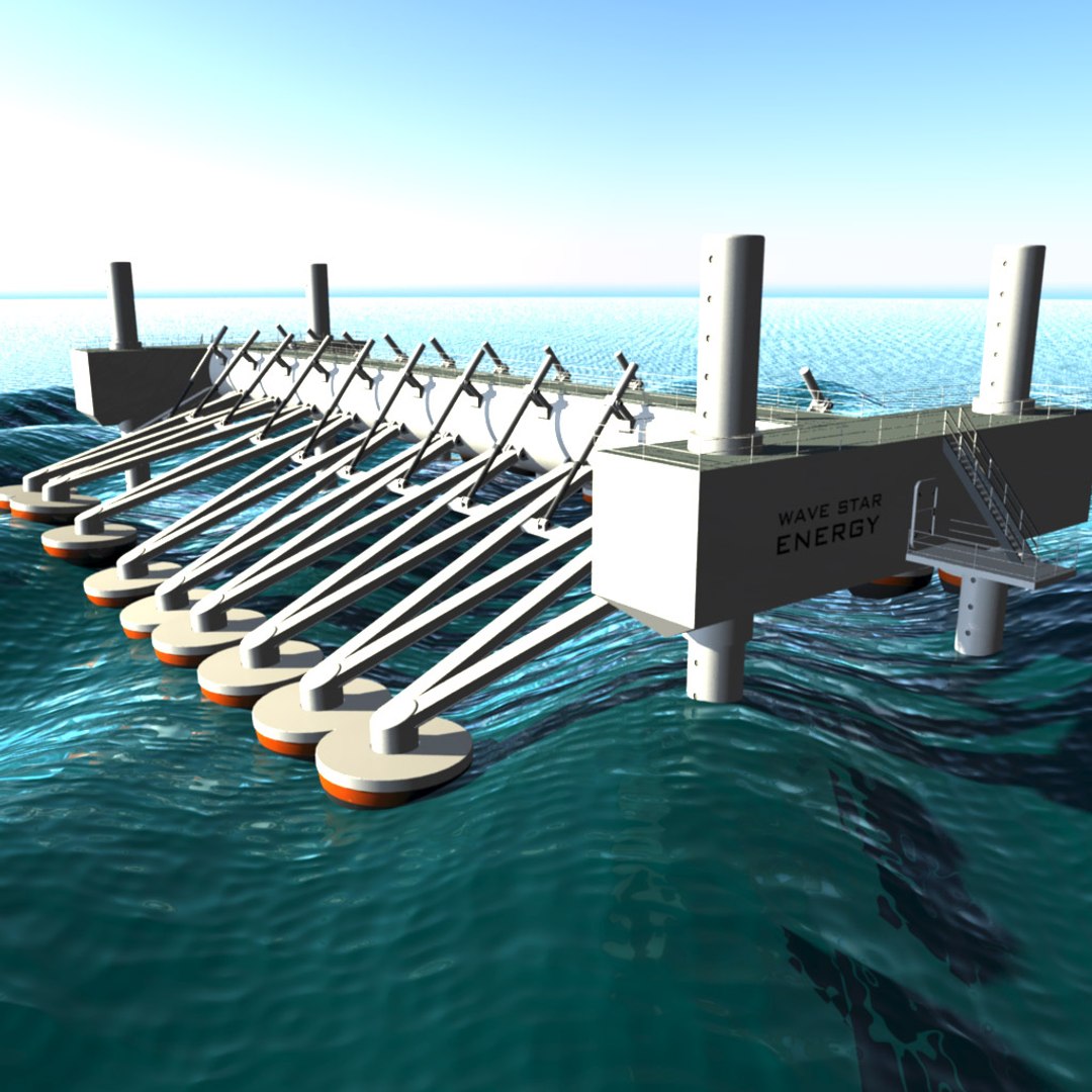 3d Model Wave Energy Machine