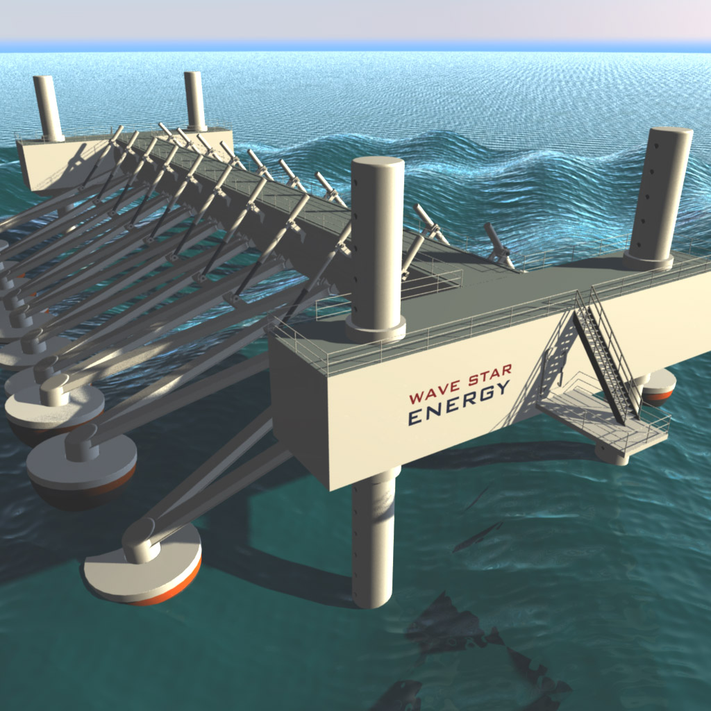 3d model wave energy machine