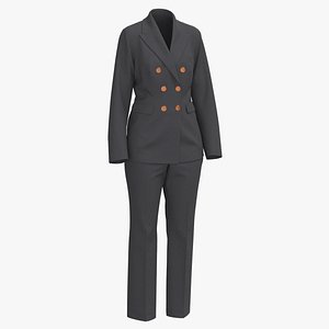 Double-breasted Women Blazer Outfit - Standard model